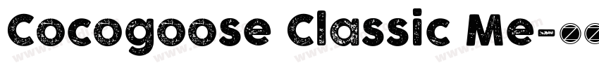 Cocogoose Classic Me字体转换